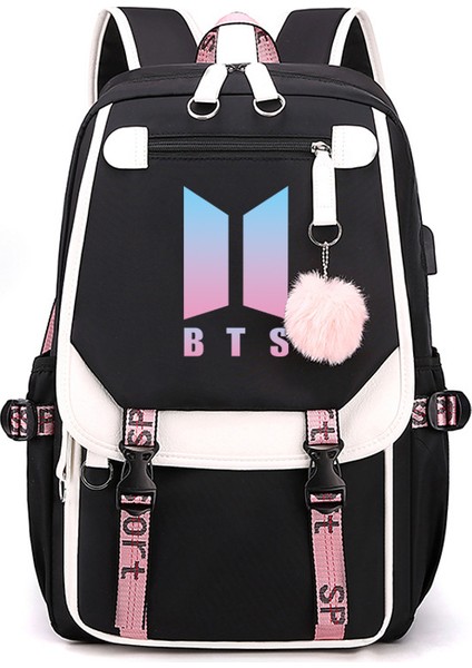 Büyük Kapasiteli Oxford Kumaş Sırt Çantası Sevimli USB Şarj Öğrenci Okul Çantası (Yurt Dışından)