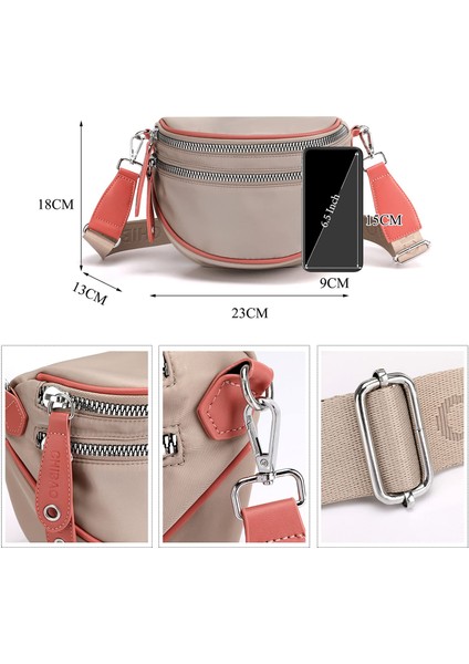 Yeni Naylon Omuz Çantası Büyük Kapasiteli Crossbody Çanta Moda Kabuk Çanta (Yurt Dışından)