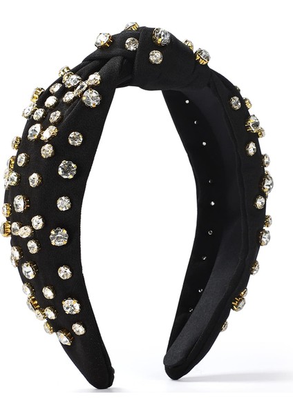 Elmas Taklidi Kafa Bandı Elmaslarla Dolu Moda Hafif Lüks Saç Çember Lüks Kristal Mücevher Süslenmiş Saç Aksesuarları (Yurt Dışından)