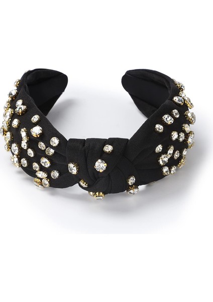 Elmas Taklidi Kafa Bandı Elmaslarla Dolu Moda Hafif Lüks Saç Çember Lüks Kristal Mücevher Süslenmiş Saç Aksesuarları (Yurt Dışından) fiyatları