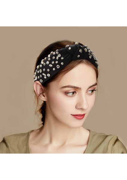 Elmas Taklidi Kafa Bandı Elmaslarla Dolu Moda Hafif Lüks Saç Çember Lüks Kristal Mücevher Süslenmiş Saç Aksesuarları (Yurt Dışından) fırsatları