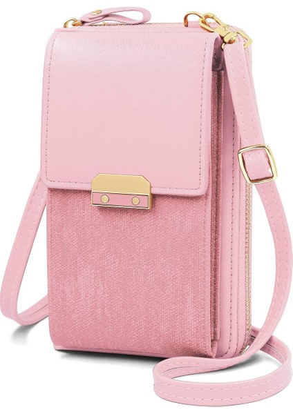 Yeni Stil Kadın Cep Telefonu Çantası Kilidi Omuzdan Askili Çanta Crossbody Çanta (Yurt Dışından)