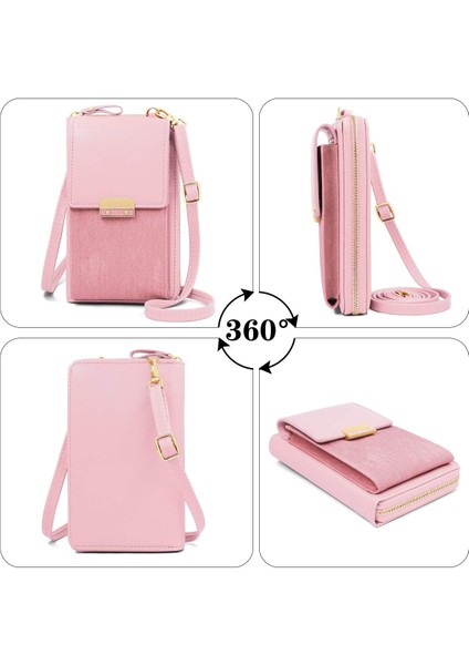 Yeni Stil Kadın Cep Telefonu Çantası Kilidi Omuzdan Askili Çanta Crossbody Çanta (Yurt Dışından)