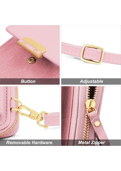 Yeni Stil Kadın Cep Telefonu Çantası Kilidi Omuzdan Askili Çanta Crossbody Çanta (Yurt Dışından)