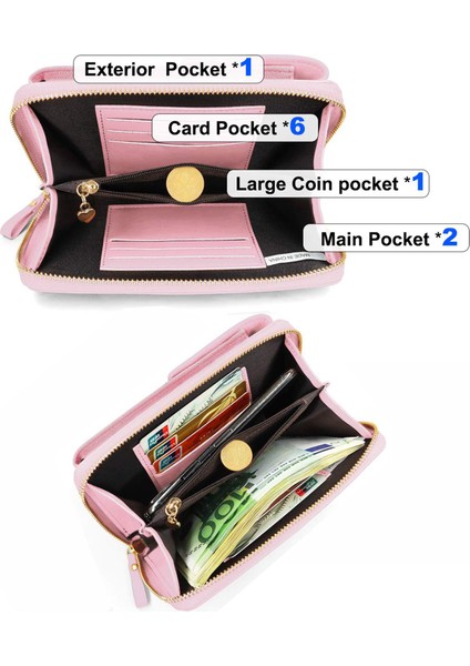 Yeni Stil Kadın Cep Telefonu Çantası Kilidi Omuzdan Askili Çanta Crossbody Çanta (Yurt Dışından)