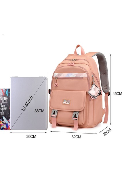 Büyük Kapasiteli Sırt Çantası Oxford Kumaş Su Geçirmez Öğrenci Okul Çantası (Yurt Dışından) indirimleri