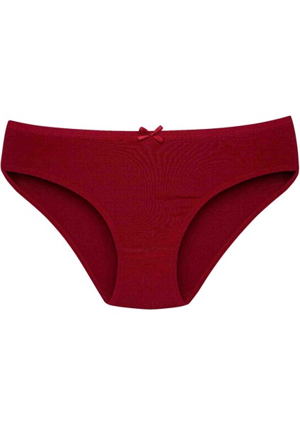 6 Lı Star Bayan Lycralı Bikini Külot