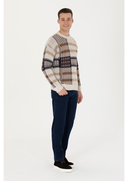 Erkek Lacivert Pantolon (Jean) 50273298-DN0029