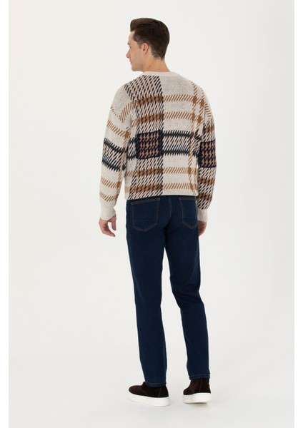 Erkek Lacivert Pantolon (Jean) 50273298-DN0029