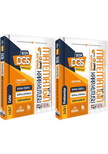 DGS Matematiğin Kara Kutusu 1.ve 2. Cilt Konu Özetli D.çözümlü ÖSYM Soru Bankası Set Paket fırsatları