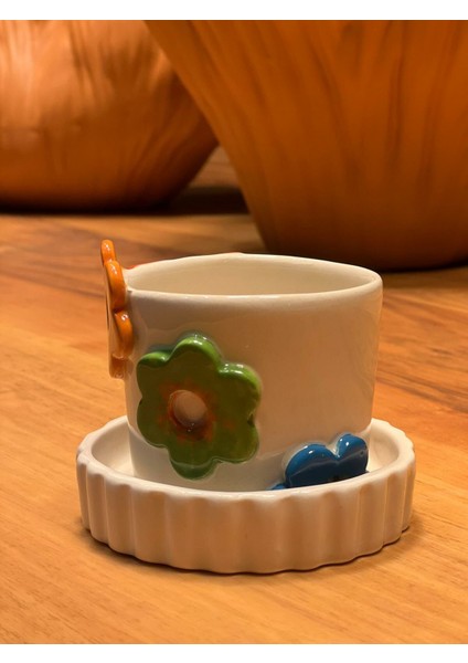 Renki Çiçekli Fincan Mug fırsatları