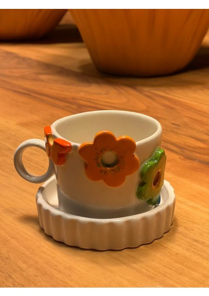 Renki Çiçekli Fincan Mug indirimleri