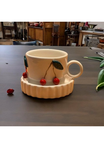 Kiraz Kahve Fincanı modelleri