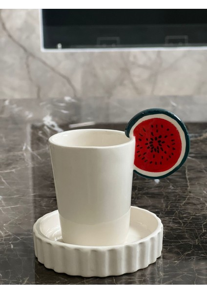 Karpuz Kulp Seramik Elyapımı Fincan fiyatları
