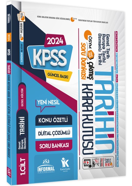KPSS Kara Kutu Genel Kültür Altın Set Konu Özetli Çözümlü 5'li Çıkmış Soru Bankası fırsatları
