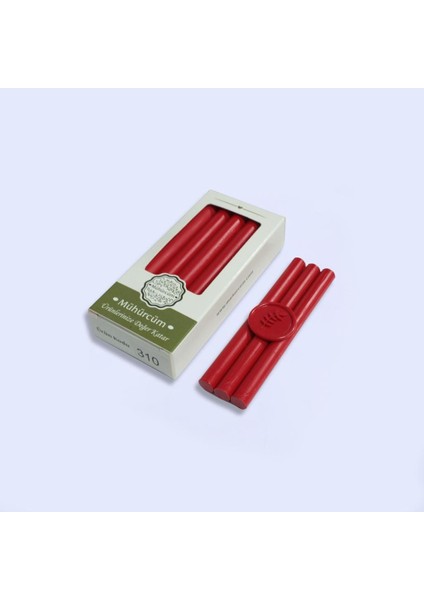Mühür Mumu Çubuk 11MMX120MM 10 Lu Paket Model: 310 Al Bayrak Kırmızı fiyatları