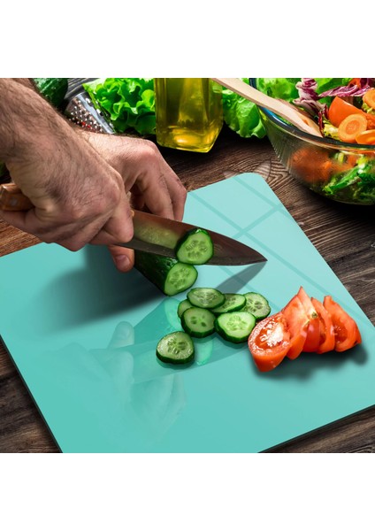 Cam Kesme Tahtası Kare Küf Yeşili 30X30 cm fiyatları
