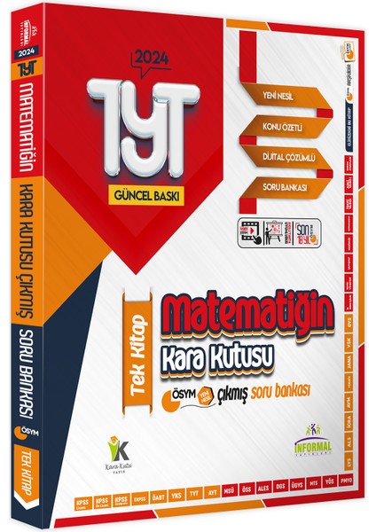 YKS-TYT'nin Kara Kutusu Tm (Eşit Ağırlık) Süper Ekonomik Paket Konu Ö. Dijital Ç. Soru Bankası