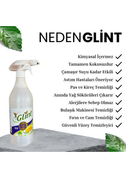 1 Litre %100 Bitkisel Yağ Çözücü Bulaşık Deterjanı Fırın Izgara Yüzey Temizleyici 8684451439330