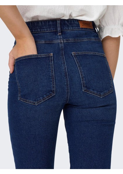 Bayan Dar Kesim Yüksek Bel Kot Pantolon 15309878 indirimleri