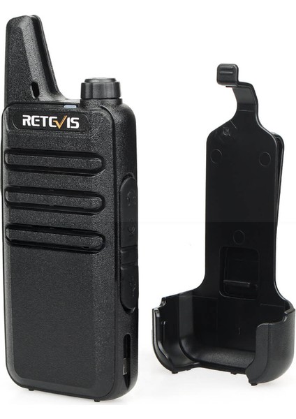 RT622 PMR446 Radyo + RTC22 Altı Yollu Şarj Cihazı Uzun Mesafe Walkie Talkie VOX Şarj Edilebilir Araba El Telsizi Yetişkinler için Kamp Siyah (1 Çift)