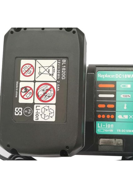 Maktec Makıta DC18SG DC1851 Için 14.4V-18V Şarj Cihazı DC18WA (Ab Tak) (Yurt Dışından) fırsatları