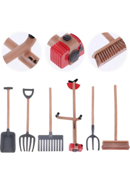 Adet Mini Çocuk Kum Masa Aletleri Mini Kürek ve Tırmık Aletleri (Yurt Dışından)