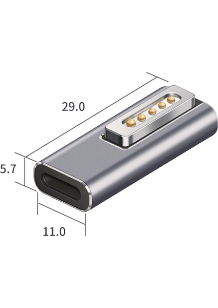 Apple Mac Dizüstü Tip-C Dişi - Manyetik Erkek Dizüstü Bilgisayar Adaptörü Için (Yurt Dışından) indirimleri