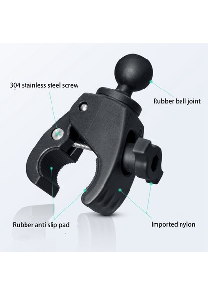 Motosiklet Bisiklet Gidon Ray Montajı 1 Inç Topu ile Küçük Kelepçe (Yurt Dışından) modelleri