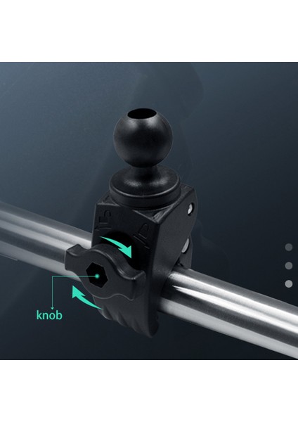 Motosiklet Bisiklet Gidon Ray Montajı 1 Inç Topu ile Küçük Kelepçe (Yurt Dışından) indirimleri