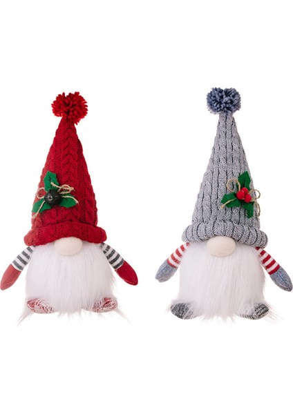 Noel Süsü Örgü Şapka Işıklı Rudolph Doll Yüzü Olmayan Gri (Yurt Dışından) fiyatları