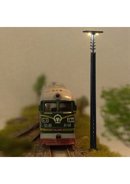 1: 87 Lamba Modeli Demiryolu Işıkları Kafes Direk Işık Göstergesi H0 Modeli (Yurt Dışından) modelleri