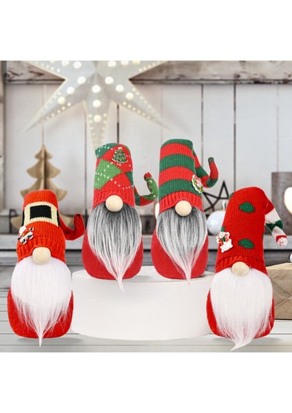 Cüce Goblin Noel Ev Dekorasyonu Nordic Gnome Land Tanrı Peluş Bebek B (Yurt Dışından) modelleri