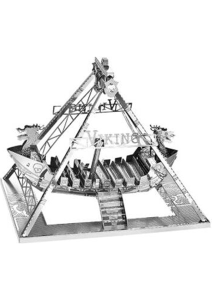 3D Metal Model Kit Viking Gemi Montaj Modeli Dıy 3D Kesim Modeli (Yurt Dışından)