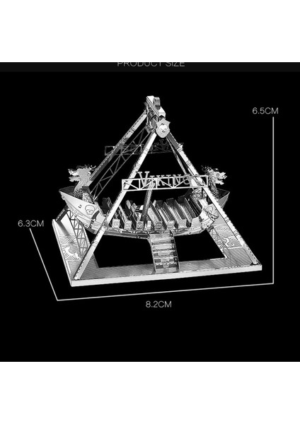 3D Metal Model Kit Viking Gemi Montaj Modeli Dıy 3D Kesim Modeli (Yurt Dışından)