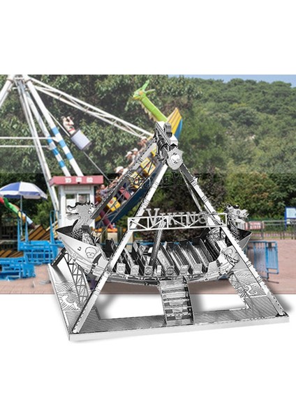 3D Metal Model Kit Viking Gemi Montaj Modeli Dıy 3D Kesim Modeli (Yurt Dışından)