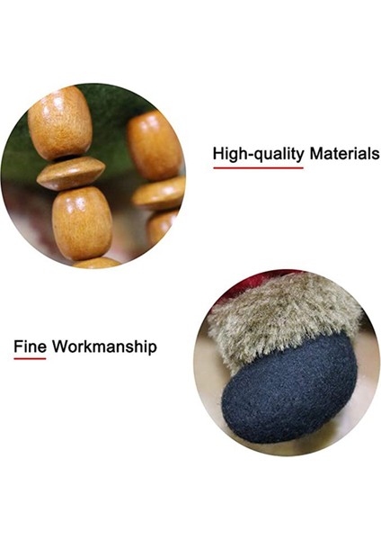 6pcs Peluş Noel Süsleri Noel Asılı Sezon Kolye - Noel Baba (Yurt Dışından) fırsatları