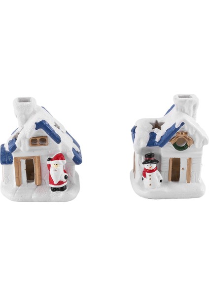 Noel LED Işık Kar Evi Köy Aydınlık Noel Süsü (Yurt Dışından)