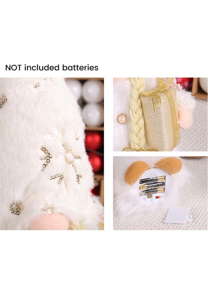 Noel Dekoru Için Noel Cüceleri Peluş Rudolph Doll-A (Yurt Dışından) modelleri