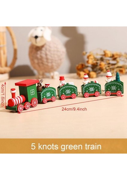 Ev Noel Noel Baba Hediyeleri Için Noel Ahşap Tren Dekorasyonu (Yurt Dışından) fırsatları