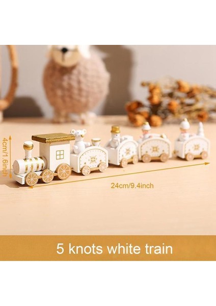 Ev Noel Noel Baba Hediyeleri Için Noel Ahşap Tren Dekorasyonu (Yurt Dışından) indirimleri