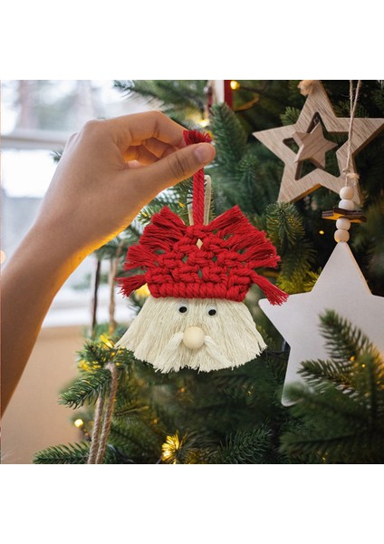 Noel El Dokuma Noel Baba Süs Noel Ağacı Dekoru 18X13 cm (Yurt Dışından) fiyatları