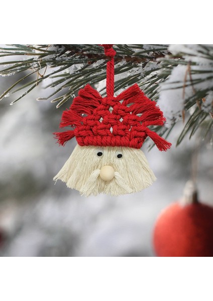 Noel El Dokuma Noel Baba Süs Noel Ağacı Dekoru 18X13 cm (Yurt Dışından) modelleri