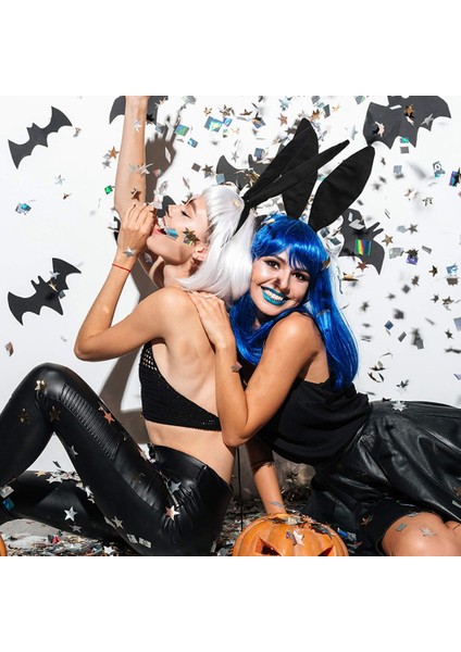 6 Siyah Tavşan Kafa Bantları Parti Cosplay Için Sevimli Hayvan Kulakları Kafa Bantları (Yurt Dışından) indirimleri