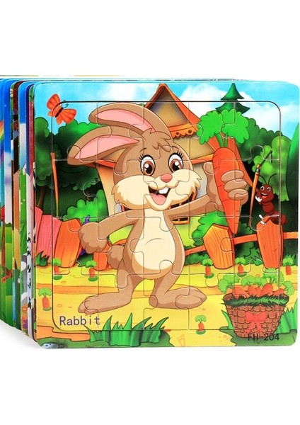 Montessori 3D Eğitici Oyuncak - Çok Renkli (Yurt Dışından)