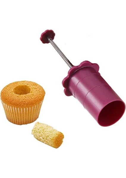 Cupcake Muffin Delici Kek Delici Delme Aparatı Muffin Dolgu Açıcı Plastik Delici