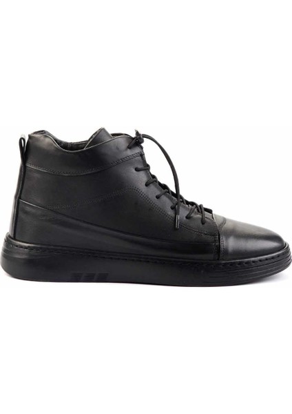 Siyah Antik Leather Erkek Bot & Bootie E02440277741