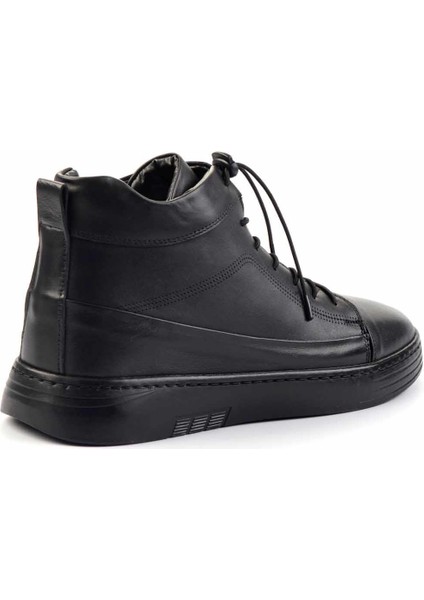 Siyah Antik Leather Erkek Bot & Bootie E02440277741