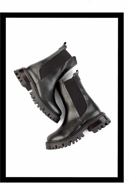 Siyah Kadın Bot & Bootie K02429151109