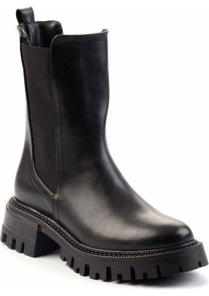 Siyah Kadın Bot & Bootie K02429151109